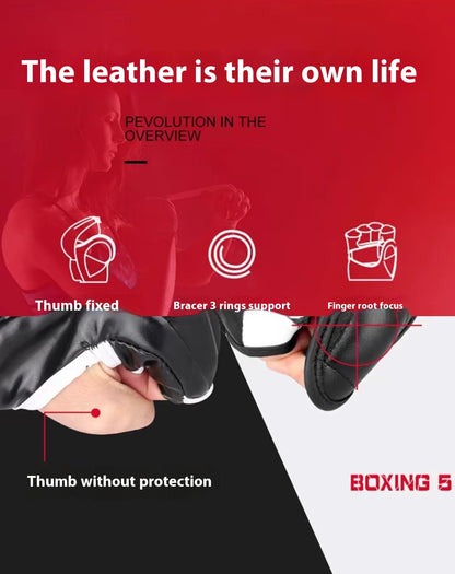 Open Palm Training Gloves for Grappling, Kickboxing, Muay Thai, Light Sparring, Youth Self-Defense, Heavy Bag Workouts – Durable Synthetic Leather with Wrist Support