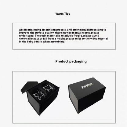 Silver Cyberpunk Headphone Airpods Max Case Covers 3D Accessories