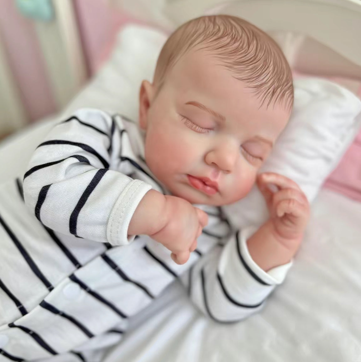 Realistic Reborn Baby Doll Set-20-Inch LifelikeNewborn Girl with 13 Accessories-Soft Body,Weighted Like a Real Baby-Perfect Gift for KidsAge 3+,dealsforyoudays