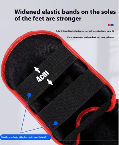 Shin Guards Kickboxing Muay Thai, SATRA SMMAF Approved, Premium Maya Hide Leather, Leg Instep Protection Pads, MMA Martial Arts Kicking Sparring Training Gear, BJJ Karate Boxing Taekwondo
