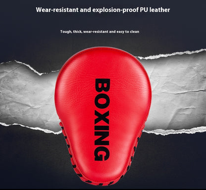 Boxing Curved Focus Punching Mitts- Leatherette Training Hand Pads（single）
