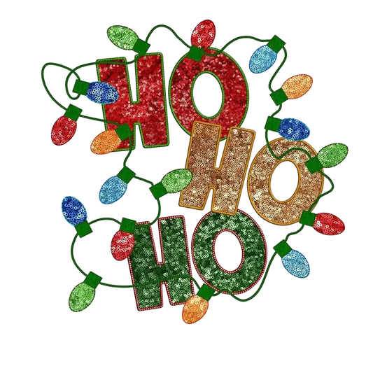 Christmas Ho Ho Ho Heat Transfer Stickers