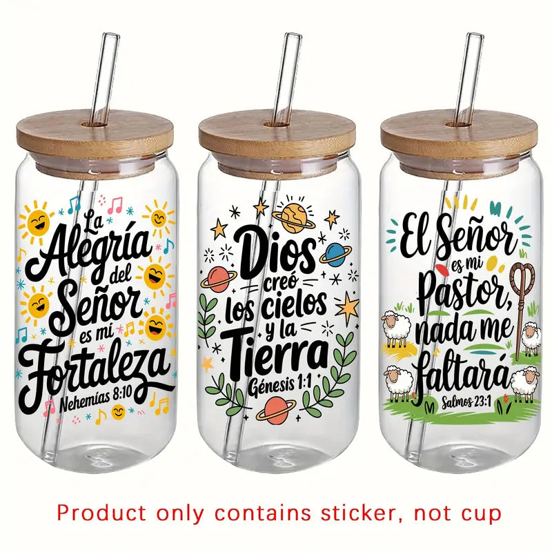 Spanish Bible Verses UV DTF