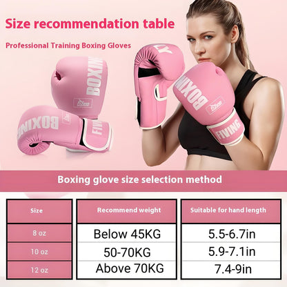 Boxing Gloves for Men & Women - Premium Quality Synthetic Leather Boxing Gloves for Training - Perfect for Punching Heavy Bags, Sparring, & Fighting Gloves