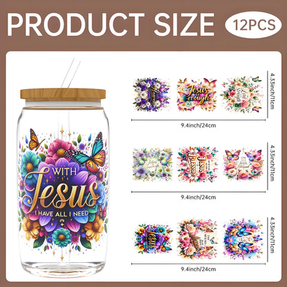 Inspirational quotes and quotes UV DTF stickers