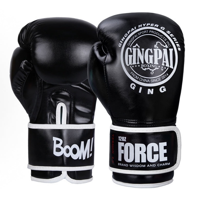 Boxing Gloves EGO, Sparring Muay Thai Kickboxing MMA Heavy Training Mitts, Maya Hide Leather, Ventilated, Long Support, Punching Bag Workout Pads, Men Women
