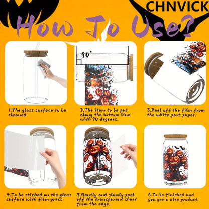 （4PCS/SET）Halloween Pumpkin Tree Stickers