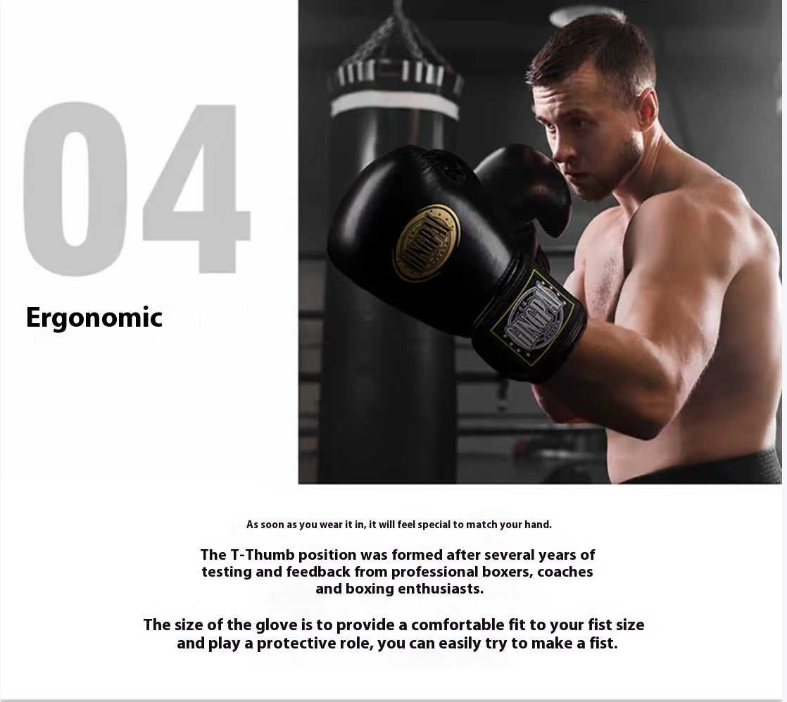 Pro Style Exercise Workout Training Boxing Gloves for Sparring, Heavy Bag and Mitt Work