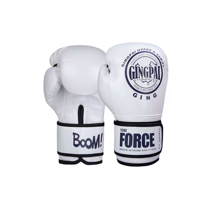 Boxing Gloves EGO, Sparring Muay Thai Kickboxing MMA Heavy Training Mitts, Maya Hide Leather, Ventilated, Long Support, Punching Bag Workout Pads, Men Women