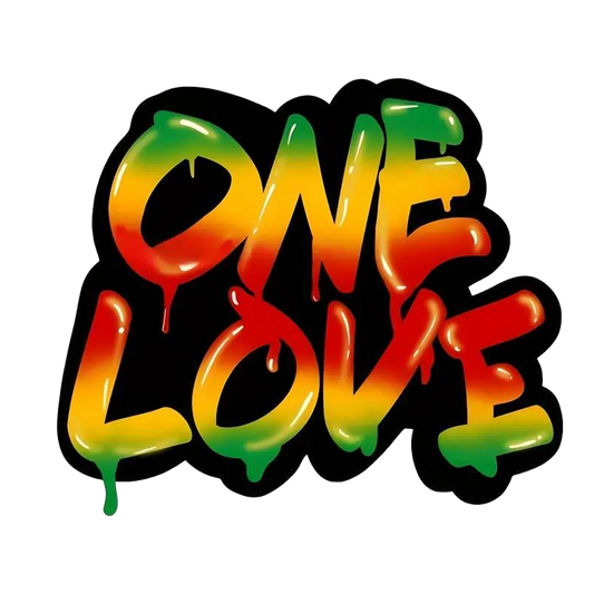 "One Love" Heat Transfer Iron-On
