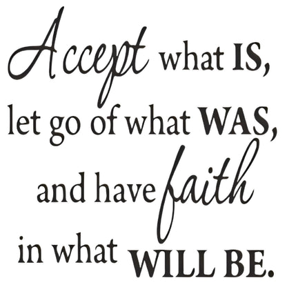 Inspirational English slogan iron-on transfer