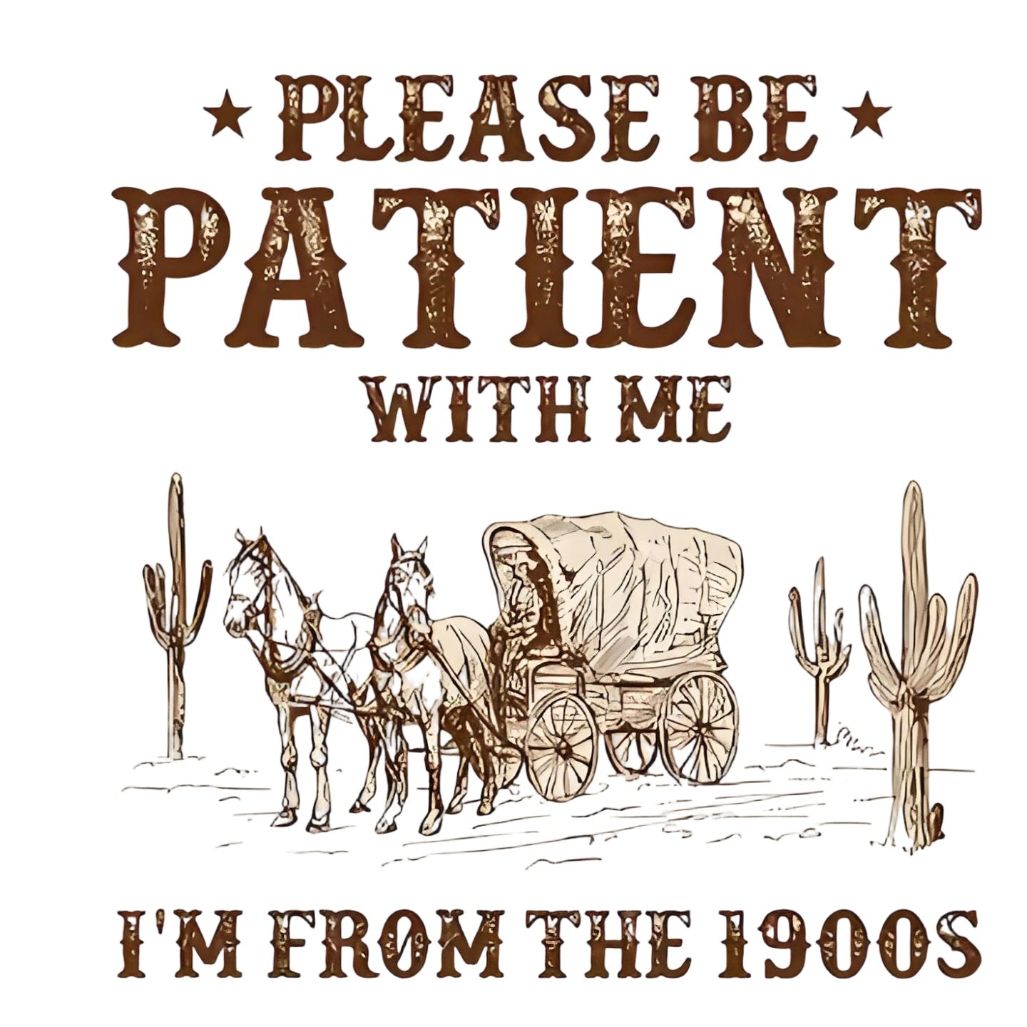 Western-style lettering iron-on transfers