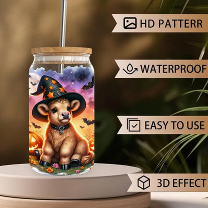 （8PCS/SET）Halloween Highland Cow UV DTF Transfer Paper