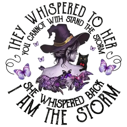 Enchanting Butterfly & Witch Heat transfer ironing