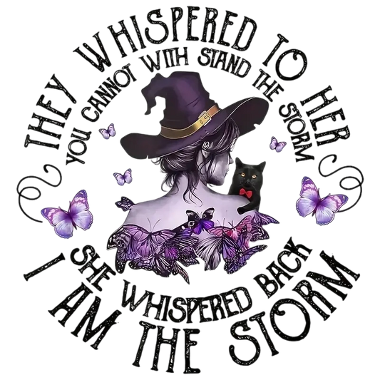 Enchanting Butterfly & Witch Heat transfer ironing