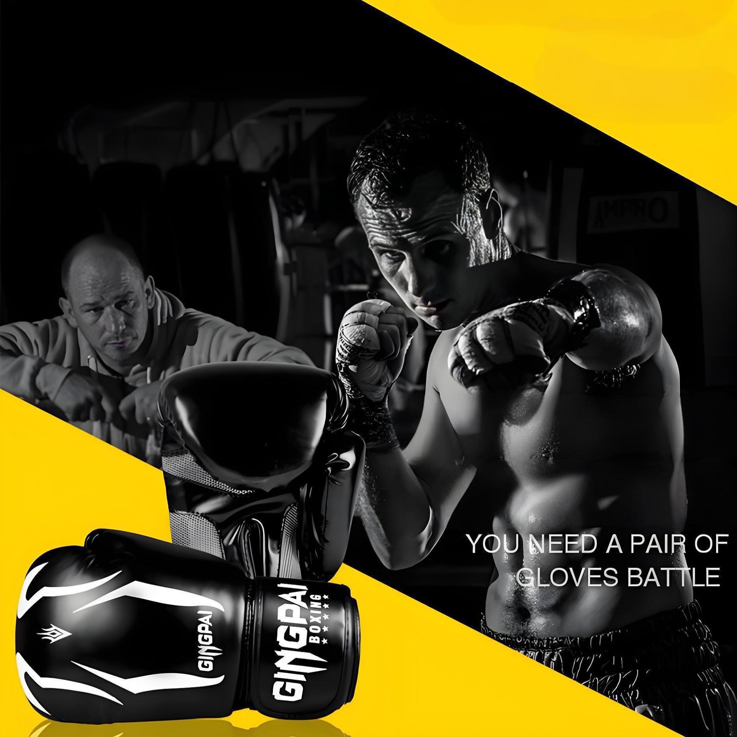 Boxing Gloves for Men & Women, Kickboxing MMA, Muay Thai Gloves and Heavy Bag Training Punching & Sparring