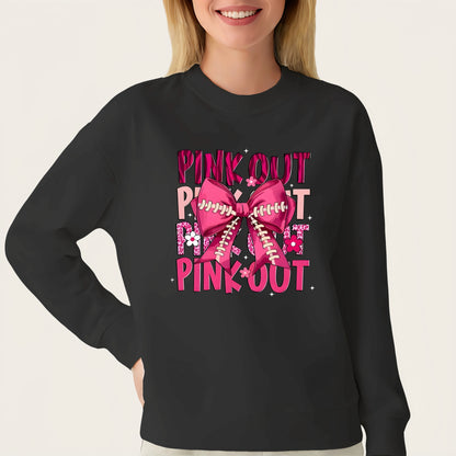 Pink Ribbon Breast Cancer Awareness Heat Transfer Sticker