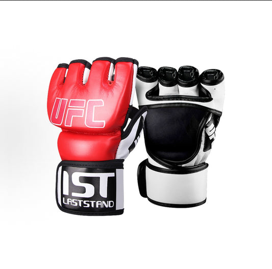 Open Palm Training Gloves for Grappling, Kickboxing, Muay Thai, Light Sparring, Youth Self-Defense, Heavy Bag Workouts – Durable Synthetic Leather with Wrist Support