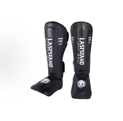 Shin Guards Kickboxing Muay Thai, SATRA SMMAF Approved, Premium Maya Hide Leather, Leg Instep Protection Pads, MMA Martial Arts Kicking Sparring Training Gear, BJJ Karate Boxing Taekwondo