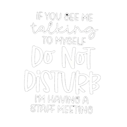 "Do Not Disturb" Heat Transfer Iron-On