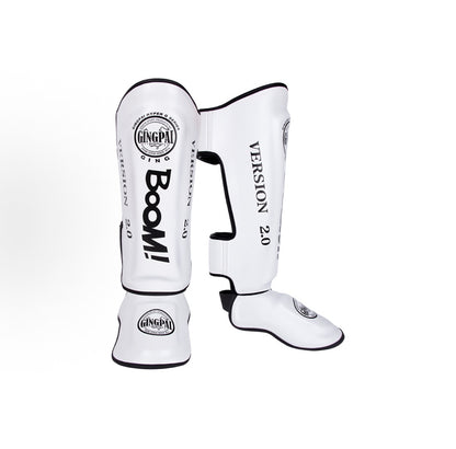MMA Martial Arts Shin Guards – Padded, Adjustable Muay Thai Leg Guards with Instep Protection for Kickboxing/MMA Training and Sparring – Durable, Professional MMA Equipment