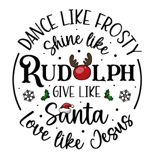 Christmas Fun Letter Ironing Transfer