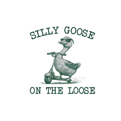 Silly Goose Heat Transfer Decal