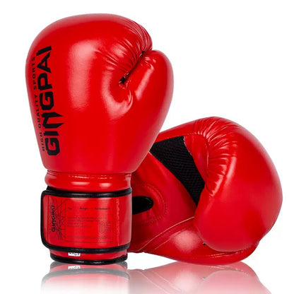 Boxing Gloves, Pro Training Gloves for Men and Women, Secure Fit Hook and Loop Closure & Ventilation, Heavy Bag & Speedbag Training.