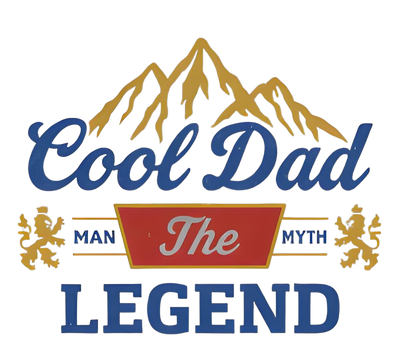 Cool Dad, The Legend - UV DTF Decal