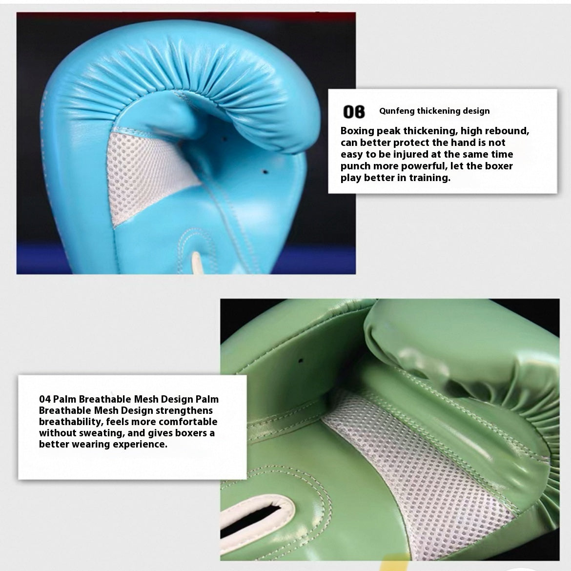 Boxing Gloves, Pro Training Gloves for Men and Women, Secure Fit Hook and Loop Closure & Ventilation, Heavy Bag & Speedbag Training.