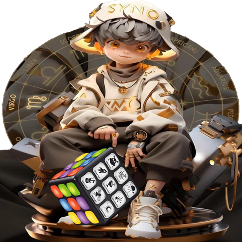 Winning Fingers Flashing Cube Electronic Memory and Brain Game - 4-in-1 Handheld Stem Toys for Kids - Cool Gadgets, Games for Boys and Girls - Fun Family Game for Kids Ages 6-12 - Educational Gift Toy