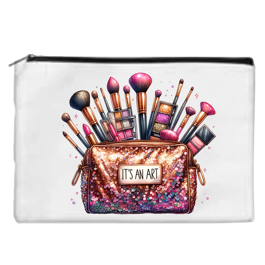 It's An Art - Toiletry/Makeup Bag - Sublimation Transfer