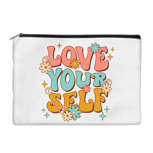 Love Yourself - Toiletry/Makeup Bag - Sublimation Transfer