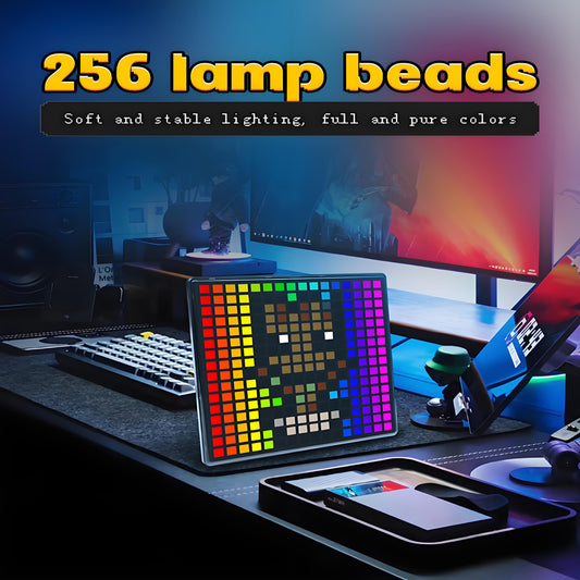 Pixoo-Max Pixel Display, APP Cellphone Control Display with 32 X 32 Programmable LED Screen for Home Decoration, Business Advertisement
